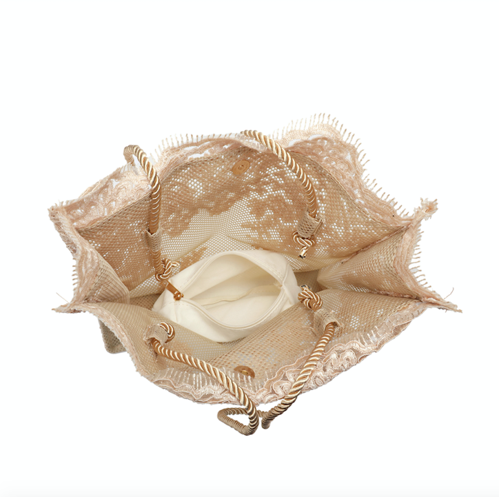 Lace Tote Bag