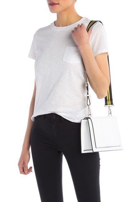 Nappa Leather Flap Shoulder Bag