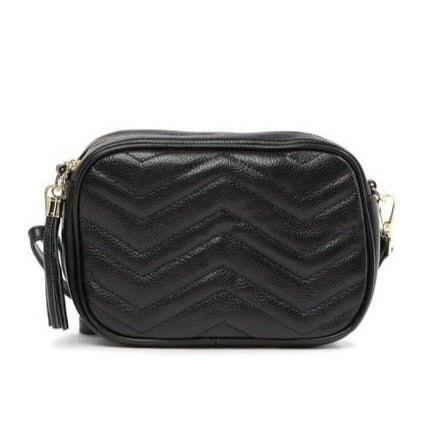 Large Quilted Rectangular Chevron Shoulder/ Crossbody Bag