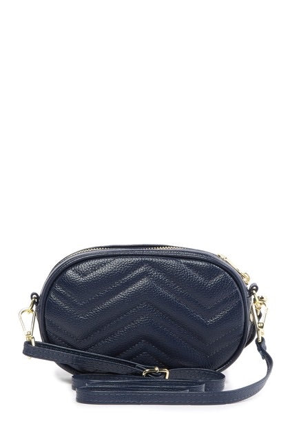 Mini Chevron Quilted Shoulder/ Crossbody Bag