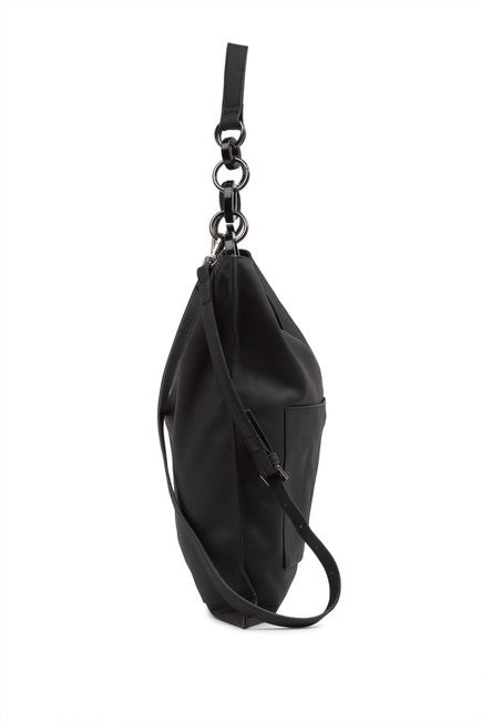 Leather Messenger Tote