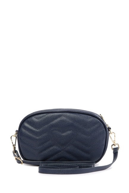 Large Chevron Quilted Shoulder/ Crossbody Bag