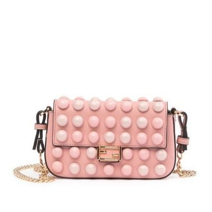 Marshmallow leather crossbody bag