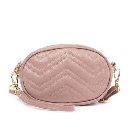 Mini Chevron Quilted Shoulder/ Crossbody Bag