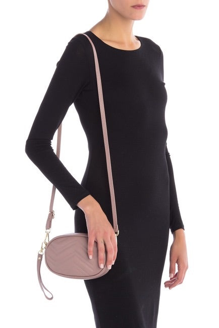 Mini Chevron Quilted Shoulder/ Crossbody Bag