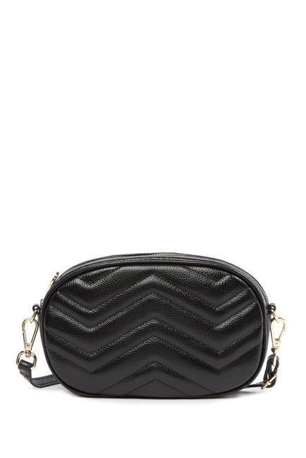 Large Chevron Quilted Shoulder/ Crossbody Bag