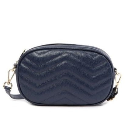 Large Chevron Quilted Shoulder/ Crossbody Bag