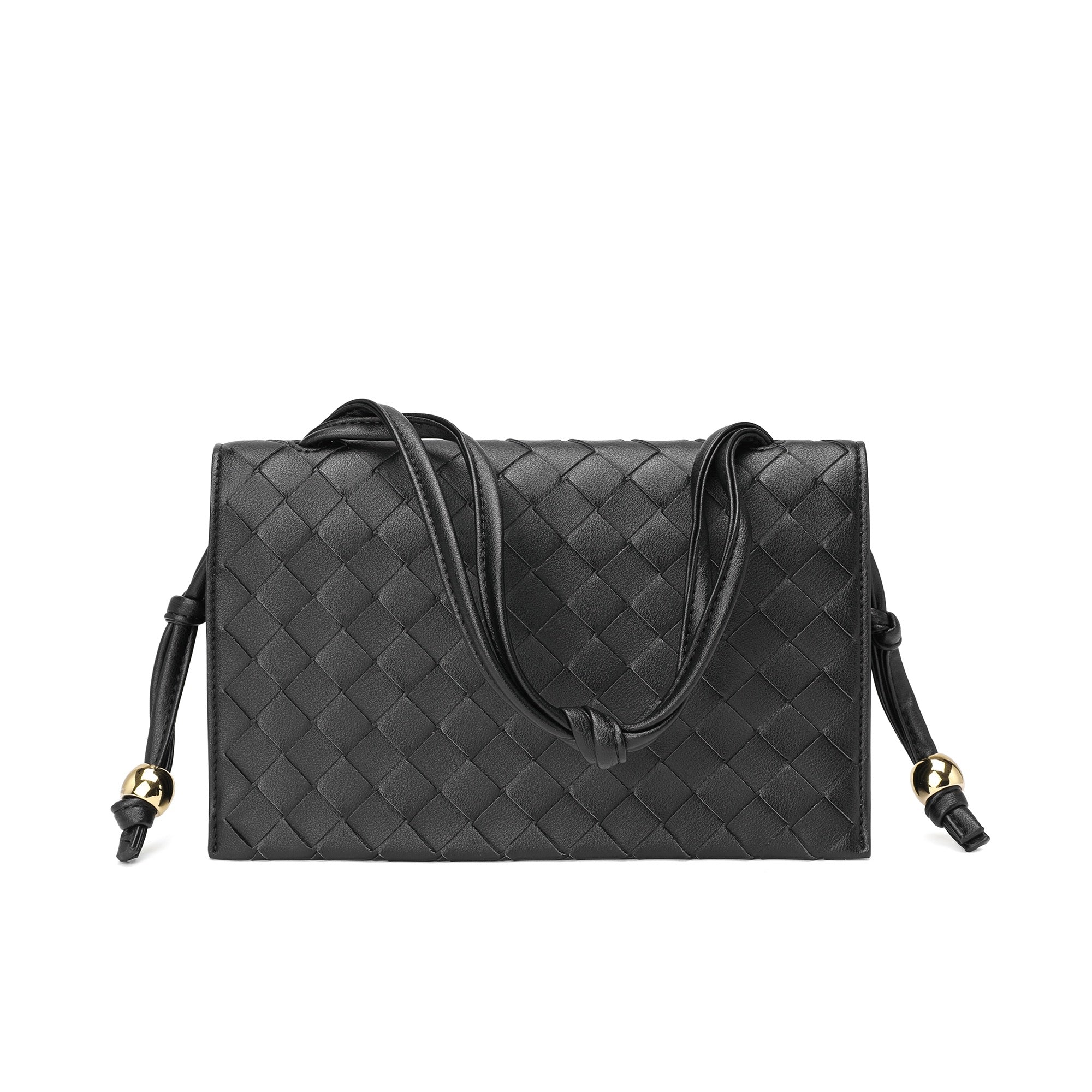 Tiffany & Fred Woven Leather Shoulder Bag/ Clutch
