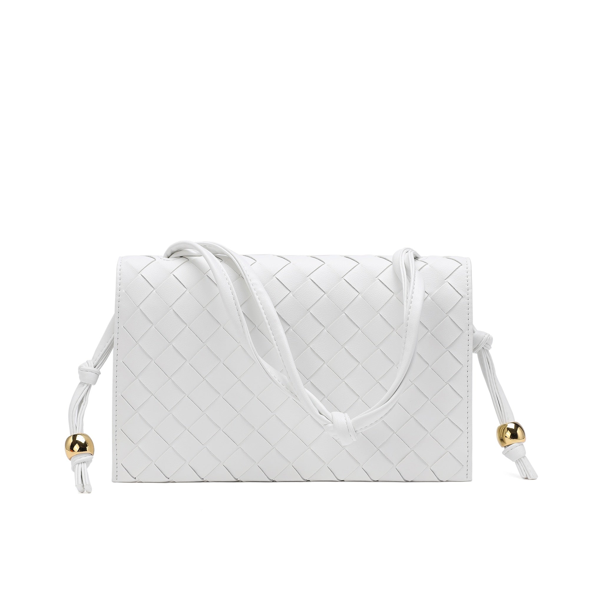 White quilted clutch discount bag