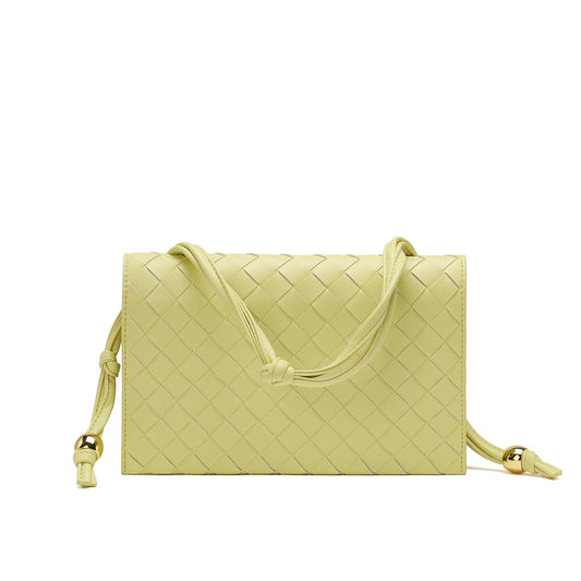 Tiffany & Fred  Woven Leather Shoulder Bag/ Clutch
