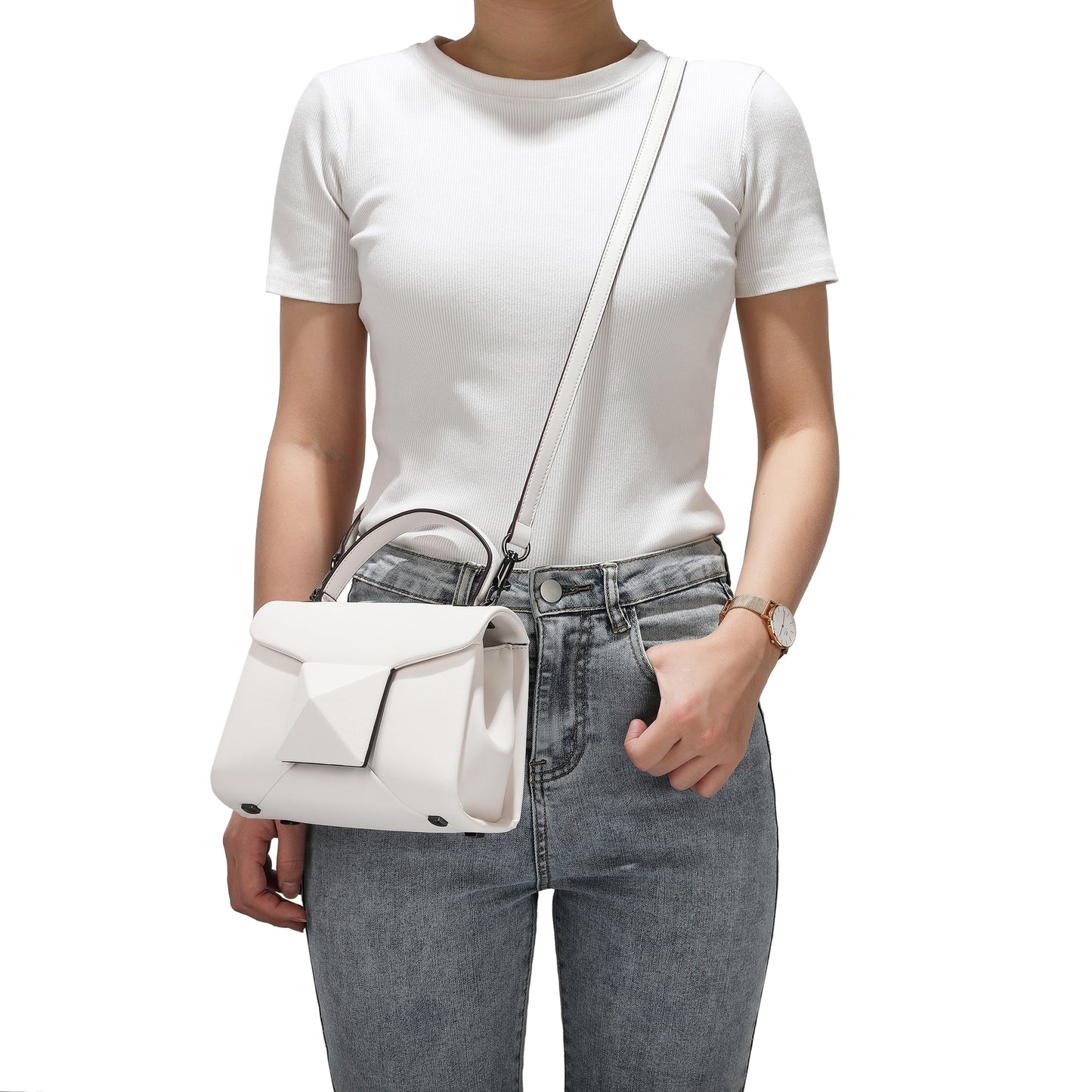Tiffany & Fred Full-Grain Soft Leather Top-Handle