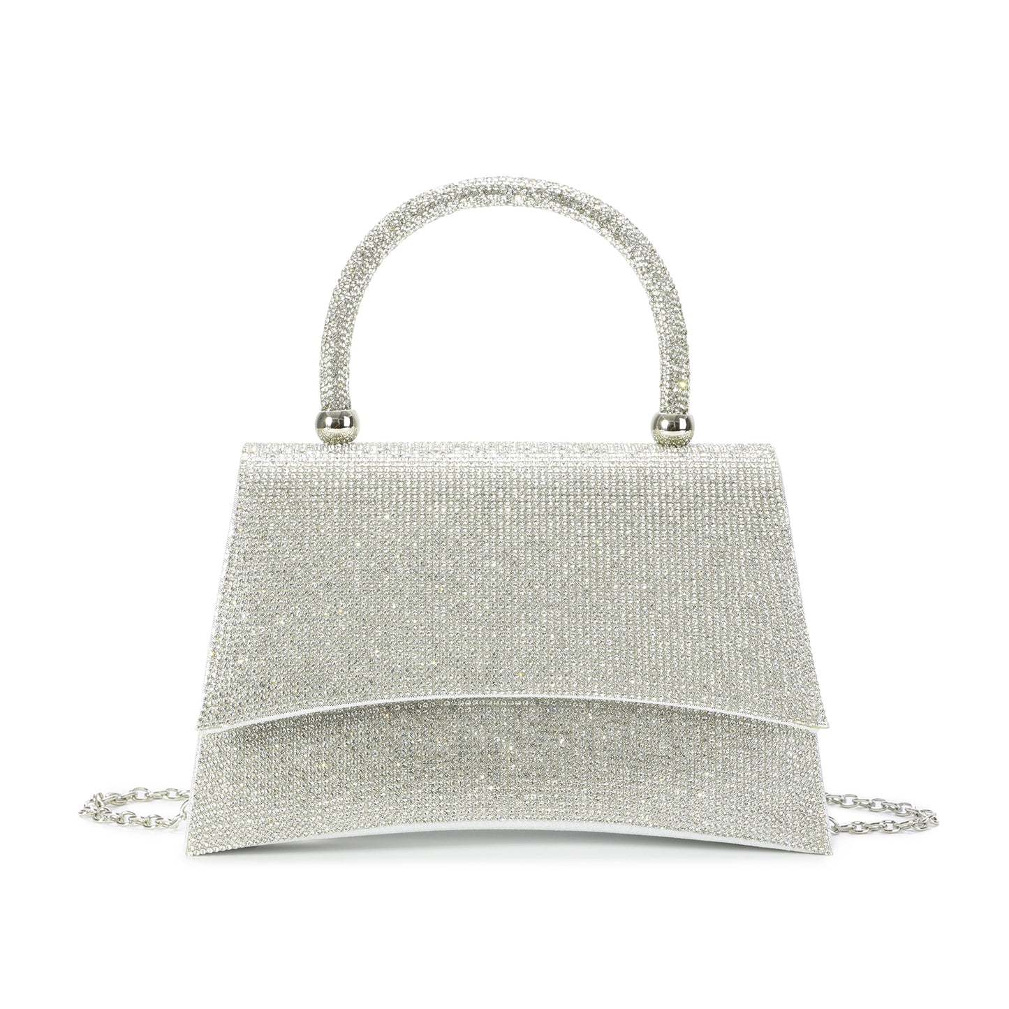 Crystal Embellished Evening Top Handle