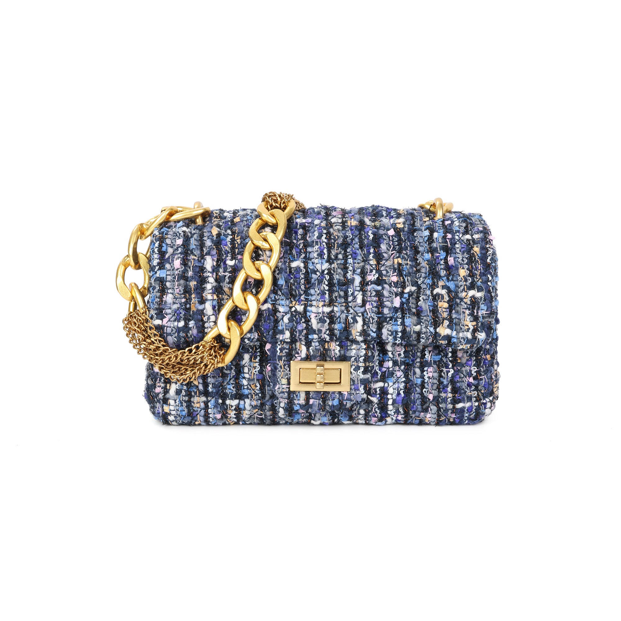 Tweed Shoulder Bag – Tiffany & Fred Paris
