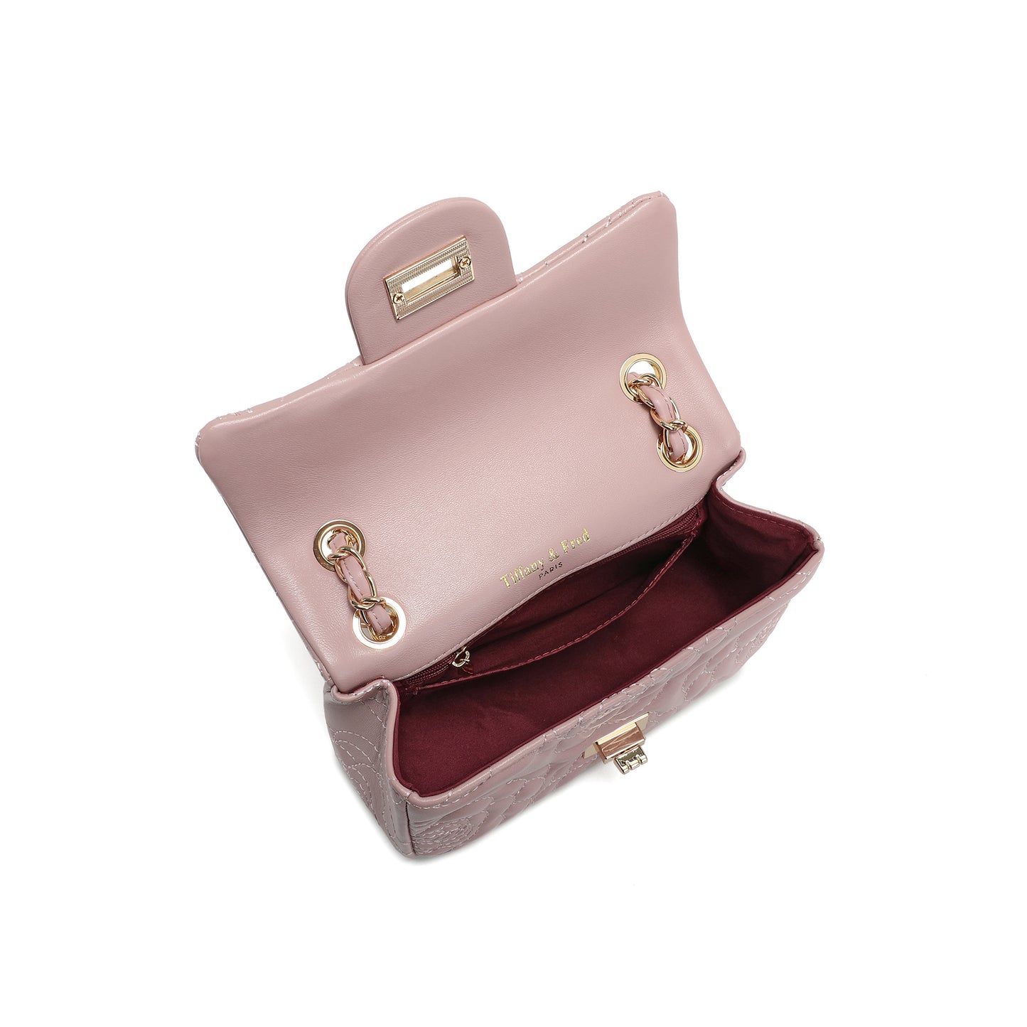 Tiffany & Fred  Quilted Sheepskin Crossbody