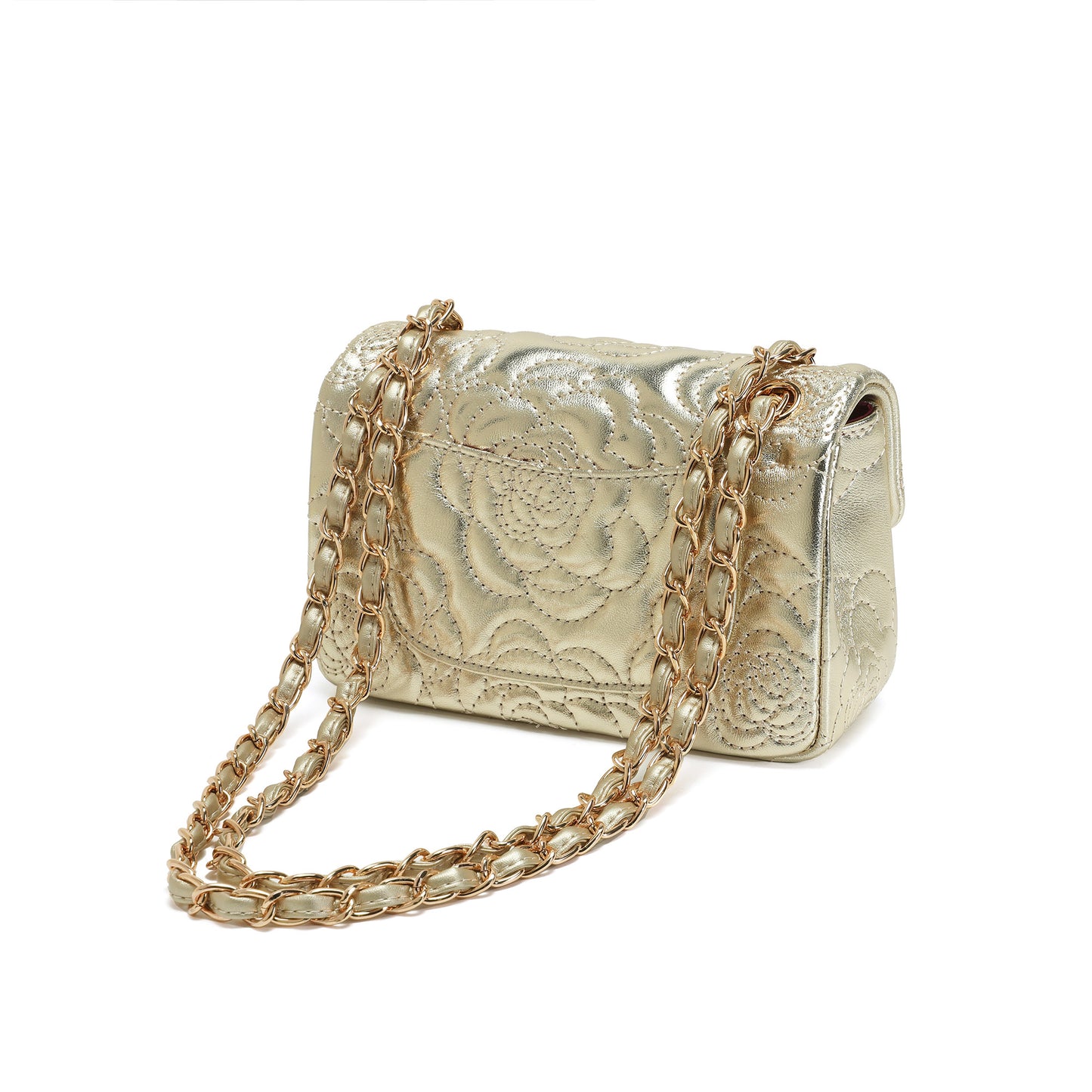 Tiffany & Fred  Quilted Sheepskin Crossbody