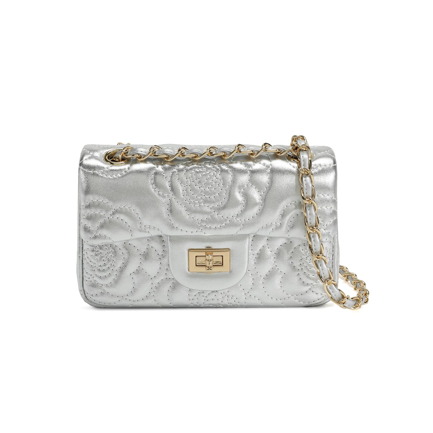 Tiffany & Fred  Quilted Sheepskin Crossbody