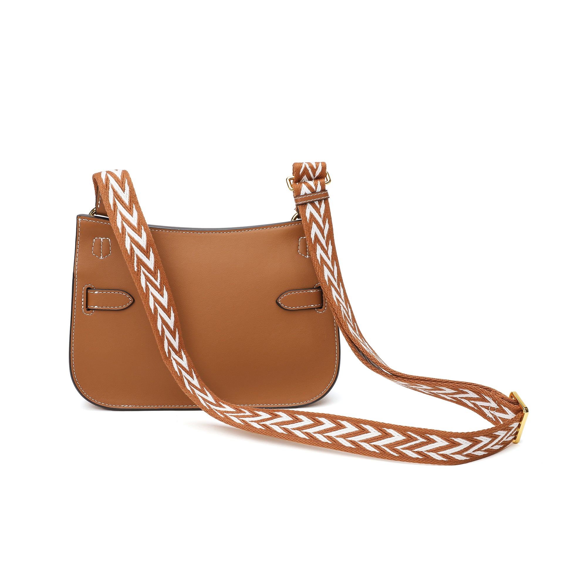 Smooth Leather String Bag – Tiffany & Fred Paris