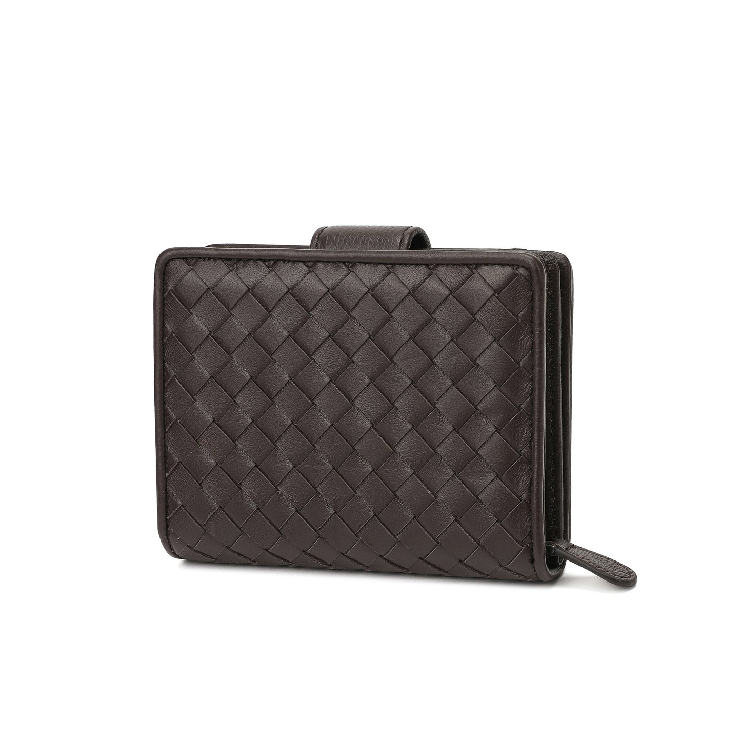 Tiffany & Fred Woven Leather Wallet