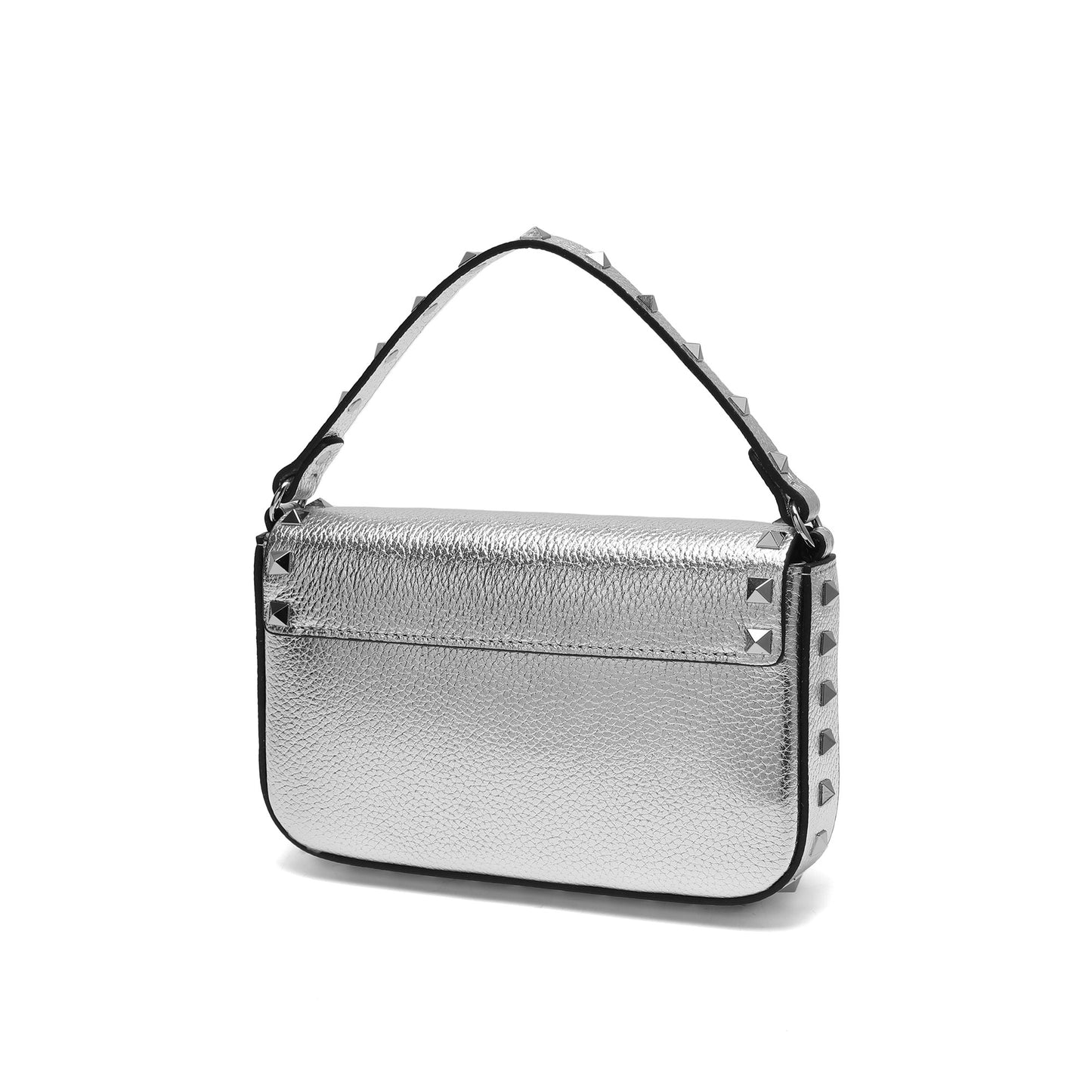 Studded Leather Mini Shoulder Bag
