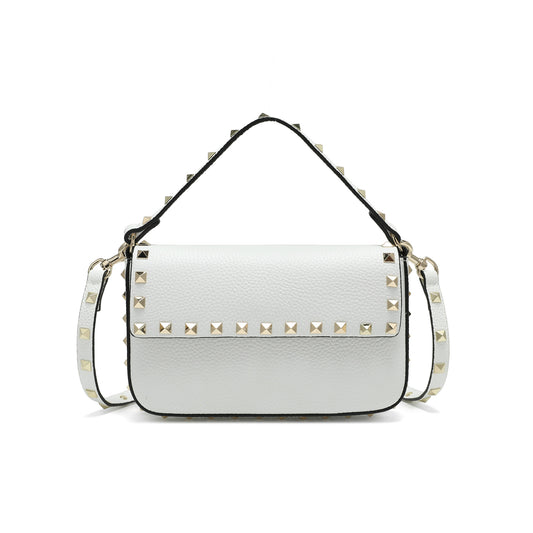Studded Leather Mini Shoulder Bag