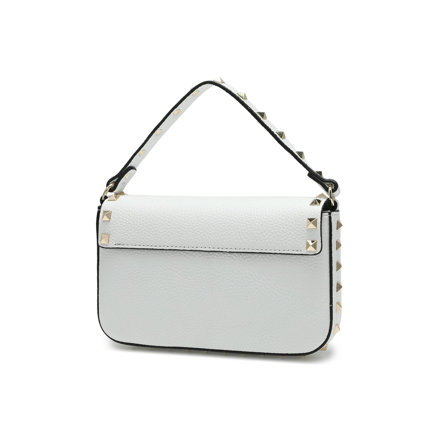 Studded Leather Mini Shoulder Bag