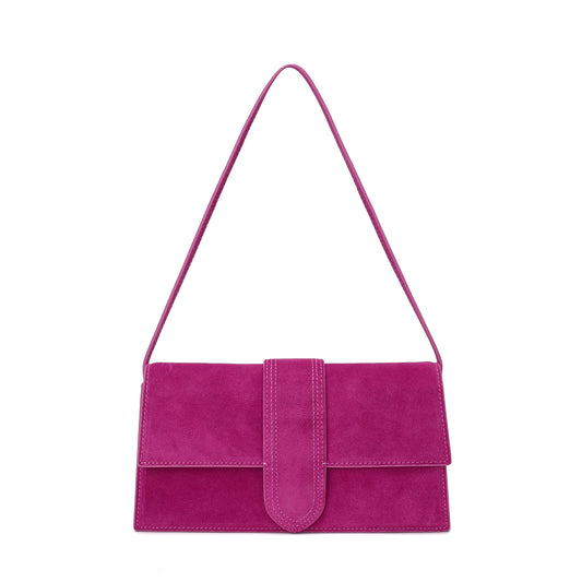 Classic Suede Shoulder Bag