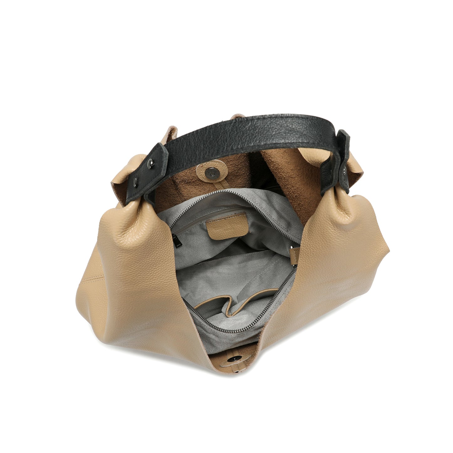 Tiffany & Fred Full-Grain Leather Hobo Tote