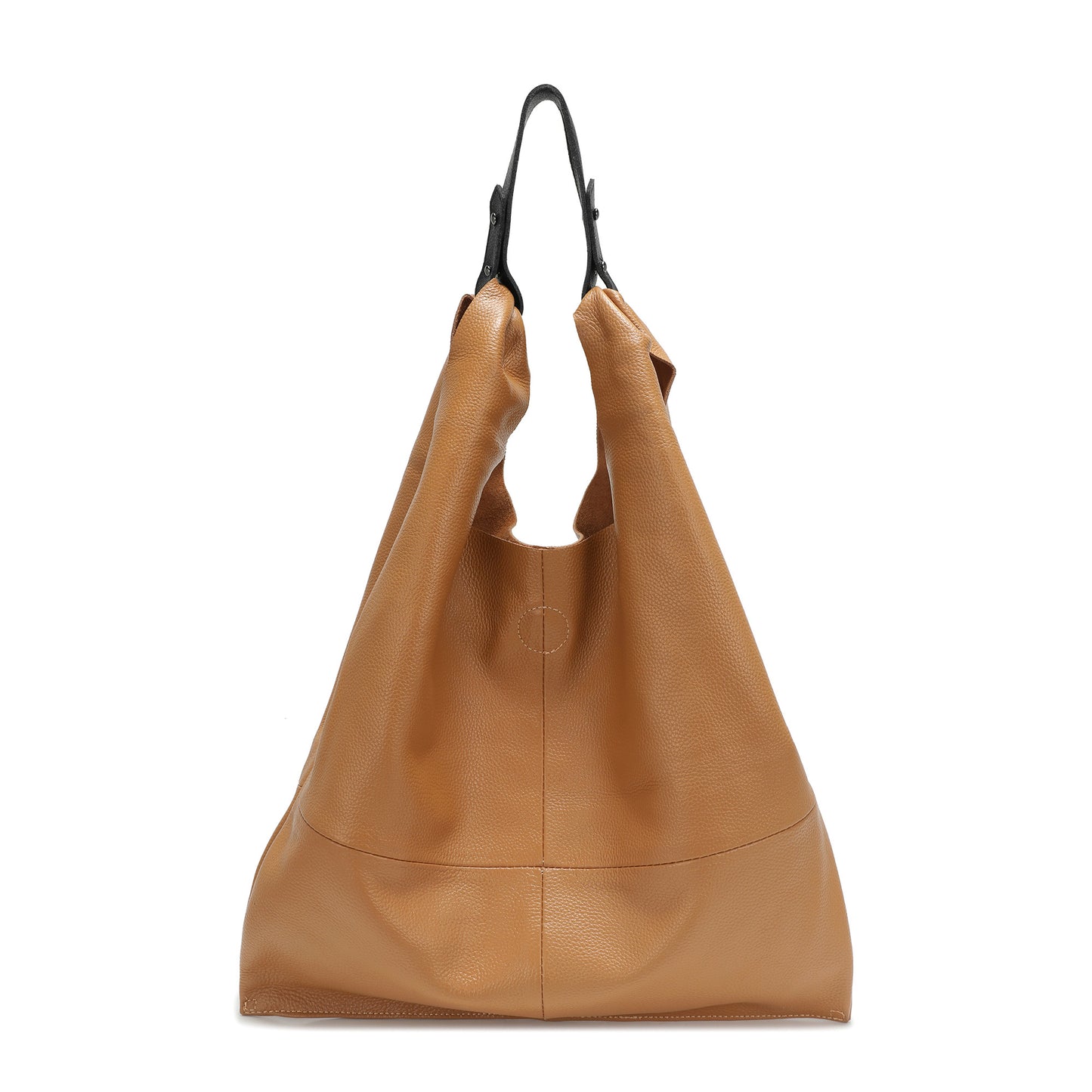 Tiffany & Fred Full-Grain Leather Hobo Tote