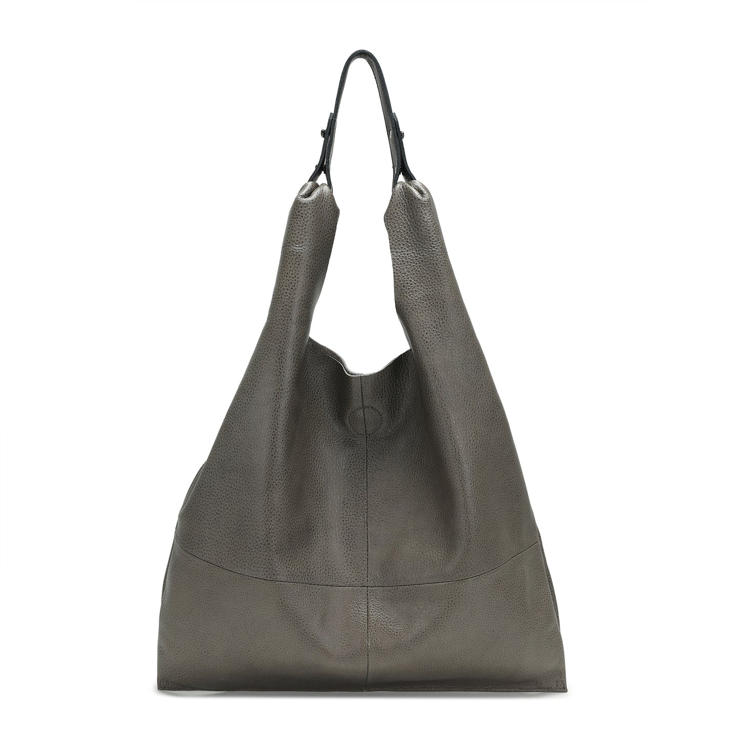 Tiffany & Fred Full-Grain Leather Hobo Tote