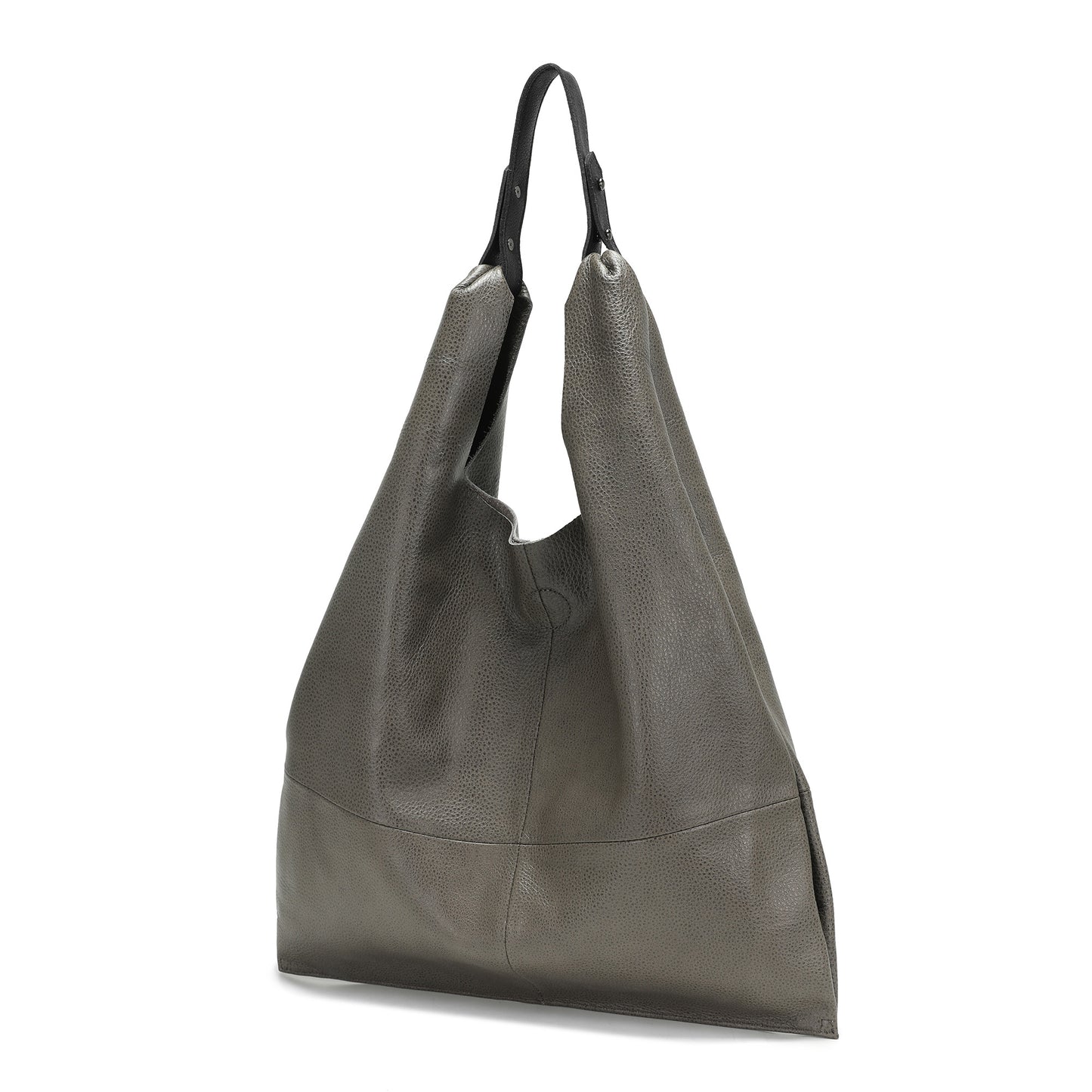 Tiffany & Fred Full-Grain Leather Hobo Tote