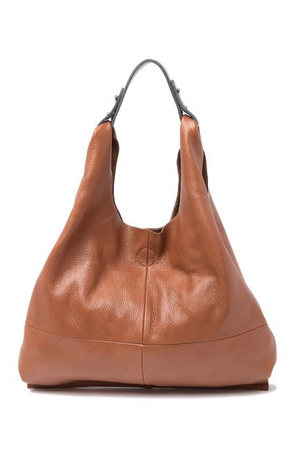 On reserve purchases fir Monica G.I.L.I. Got It Love It All Leather Large Hobo Bag brown