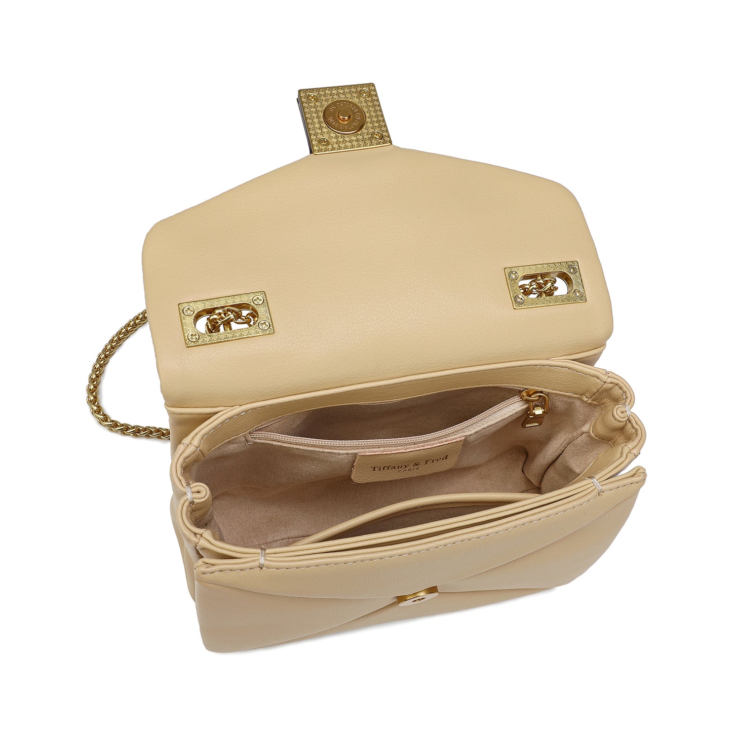 Tiffany & Fred Smooth Nappa Leather Shoulder Bag