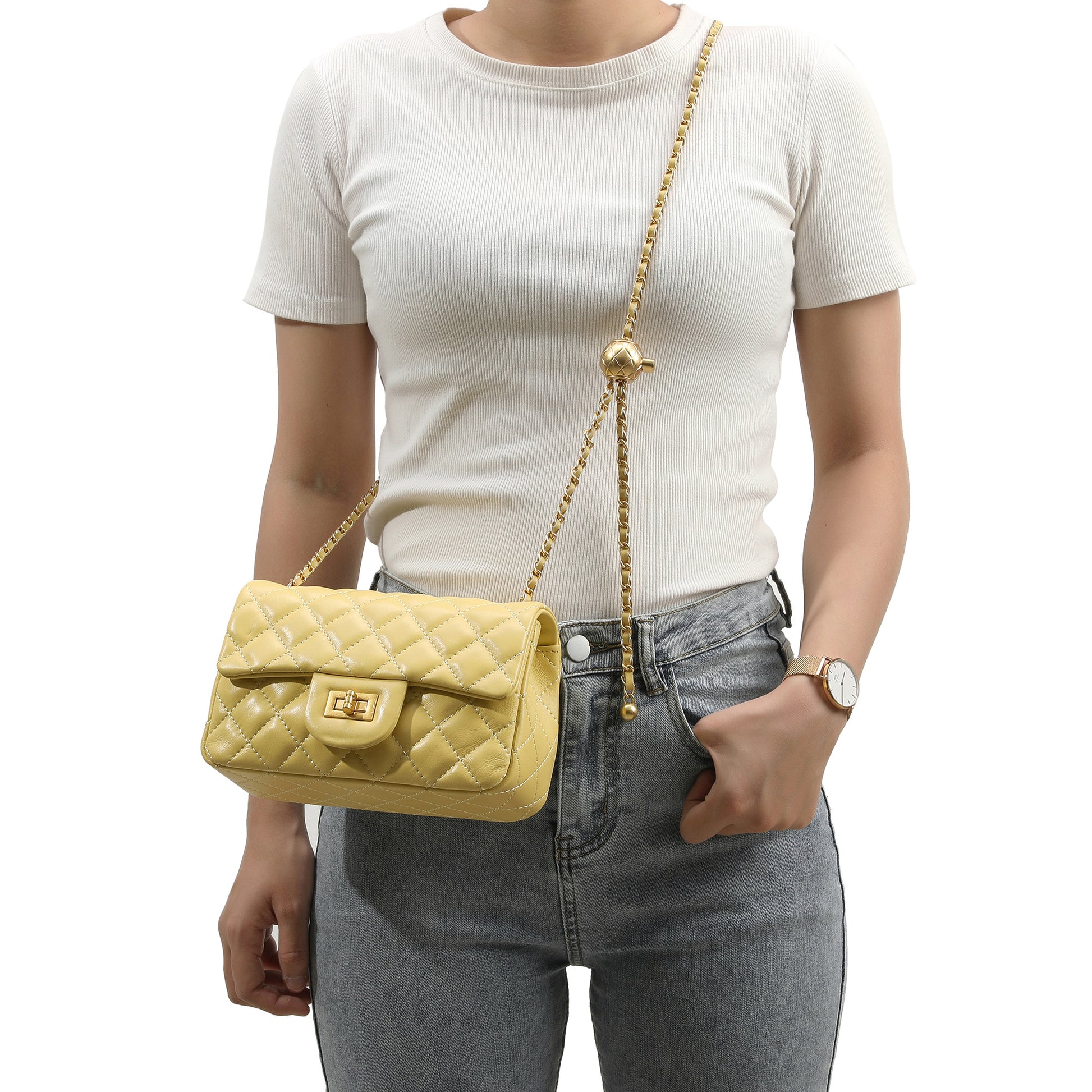 quilted leather crossbody bag