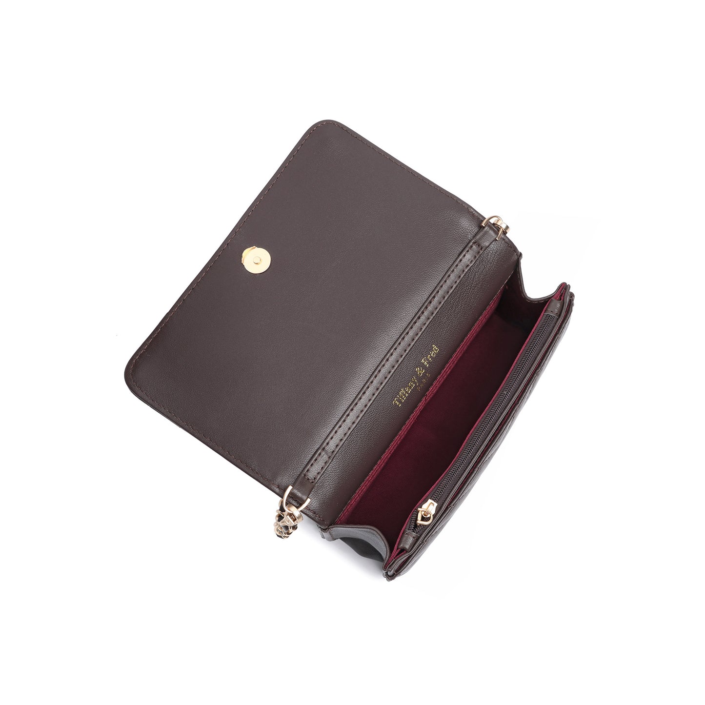 Quilted Leather Mini Flap Bag with Chain Strap