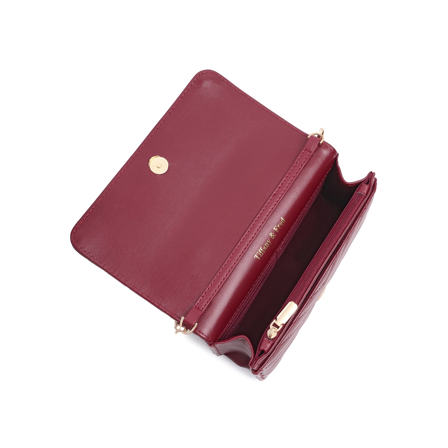 Quilted Leather Mini Flap Bag with Chain Strap