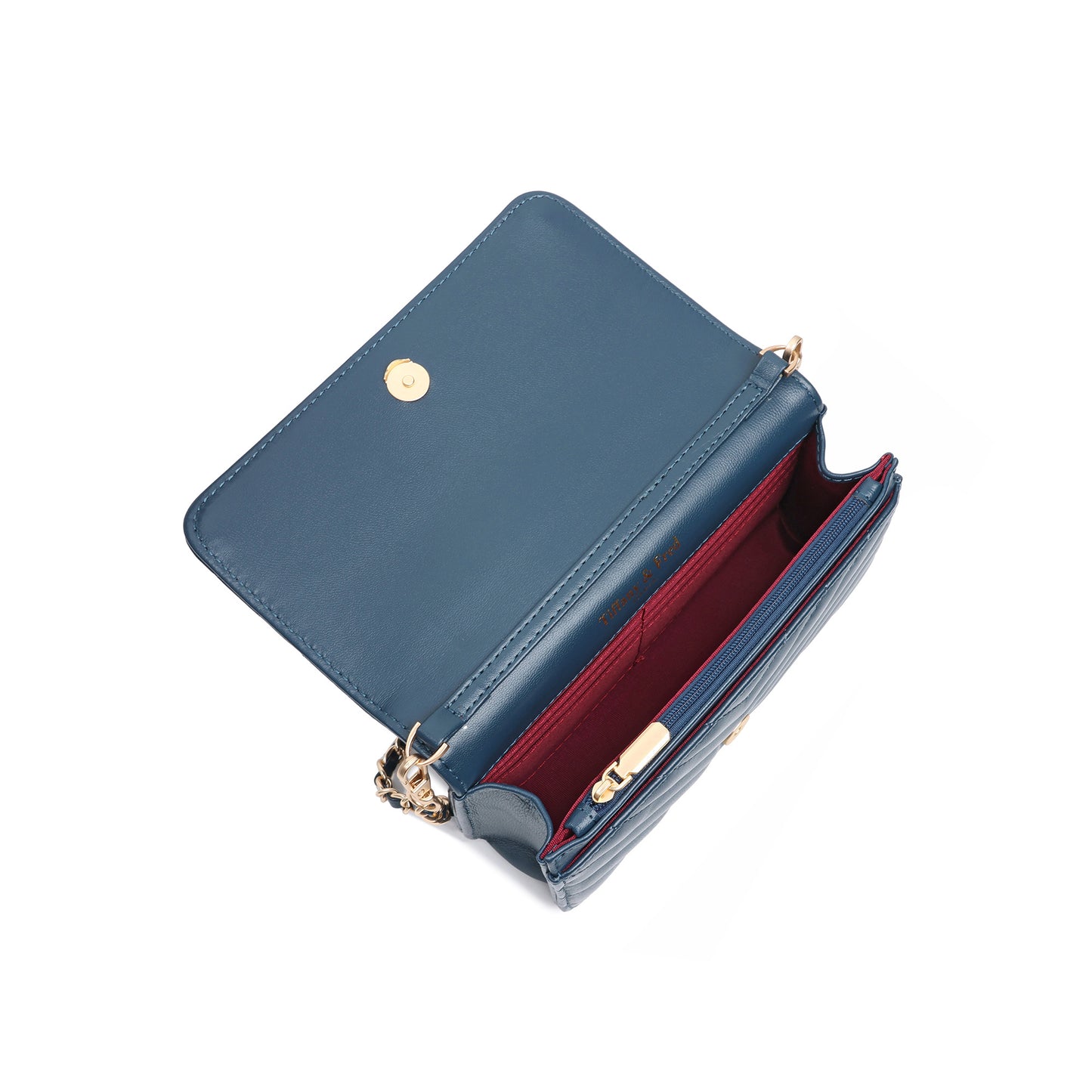 Quilted Leather Mini Flap Bag with Chain Strap