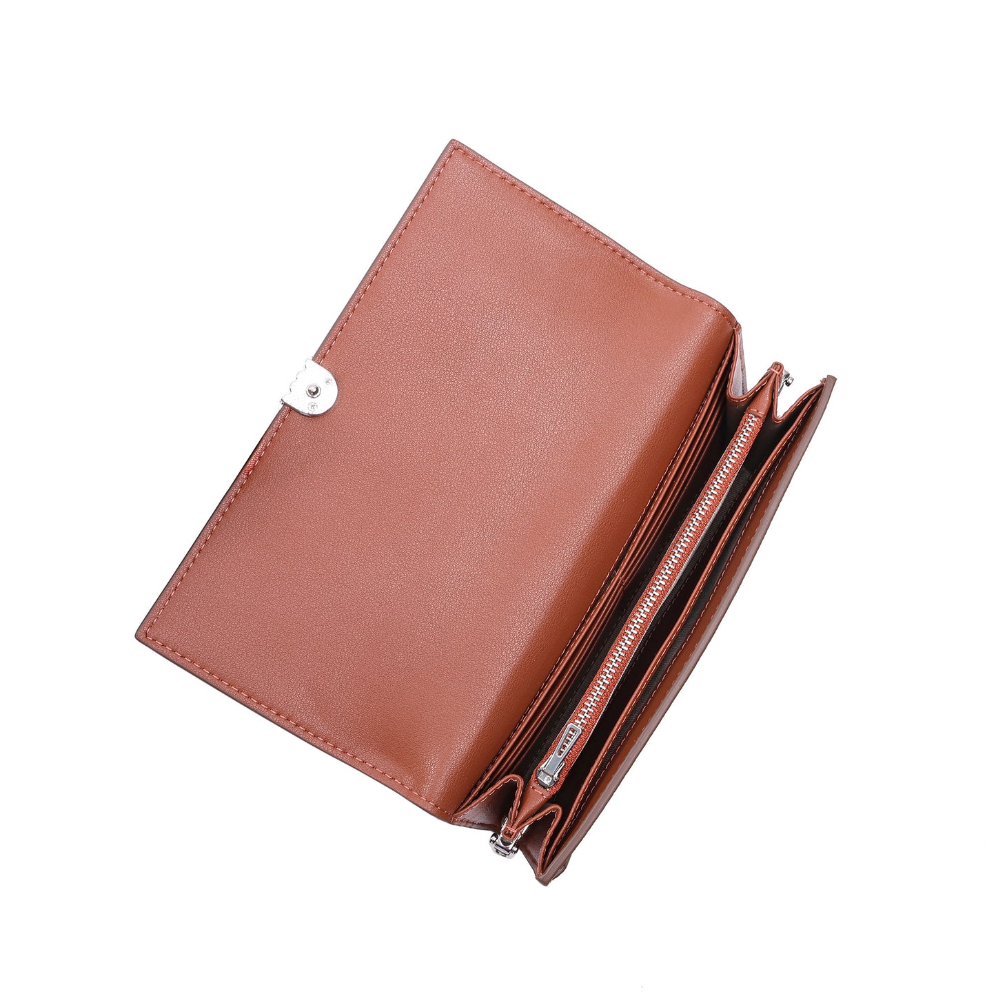 Pebbled Leather Wallet-on-Chain Crossbody with Signature Hardware