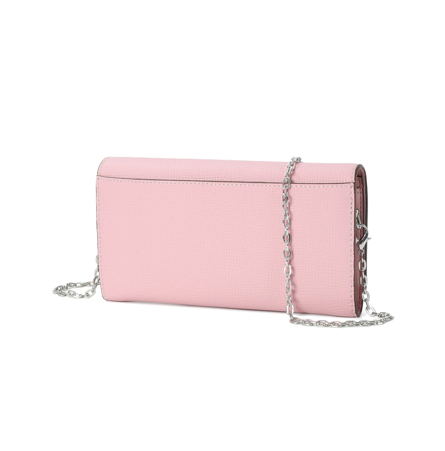 Pebbled Leather Wallet-on-Chain Crossbody with Signature Hardware