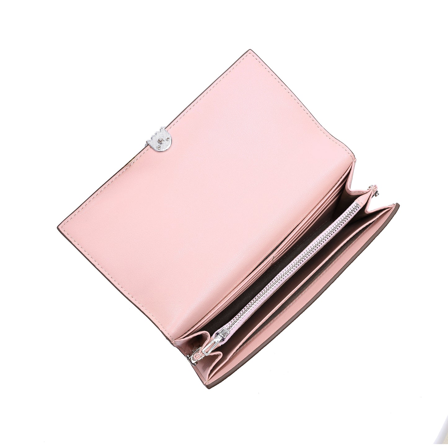 Pebbled Leather Wallet-on-Chain Crossbody with Signature Hardware