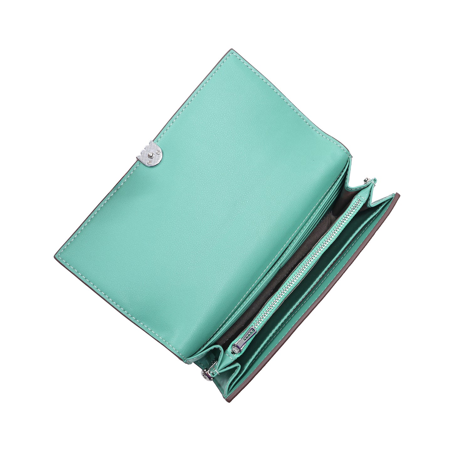 Pebbled Leather Wallet-on-Chain Crossbody with Signature Hardware
