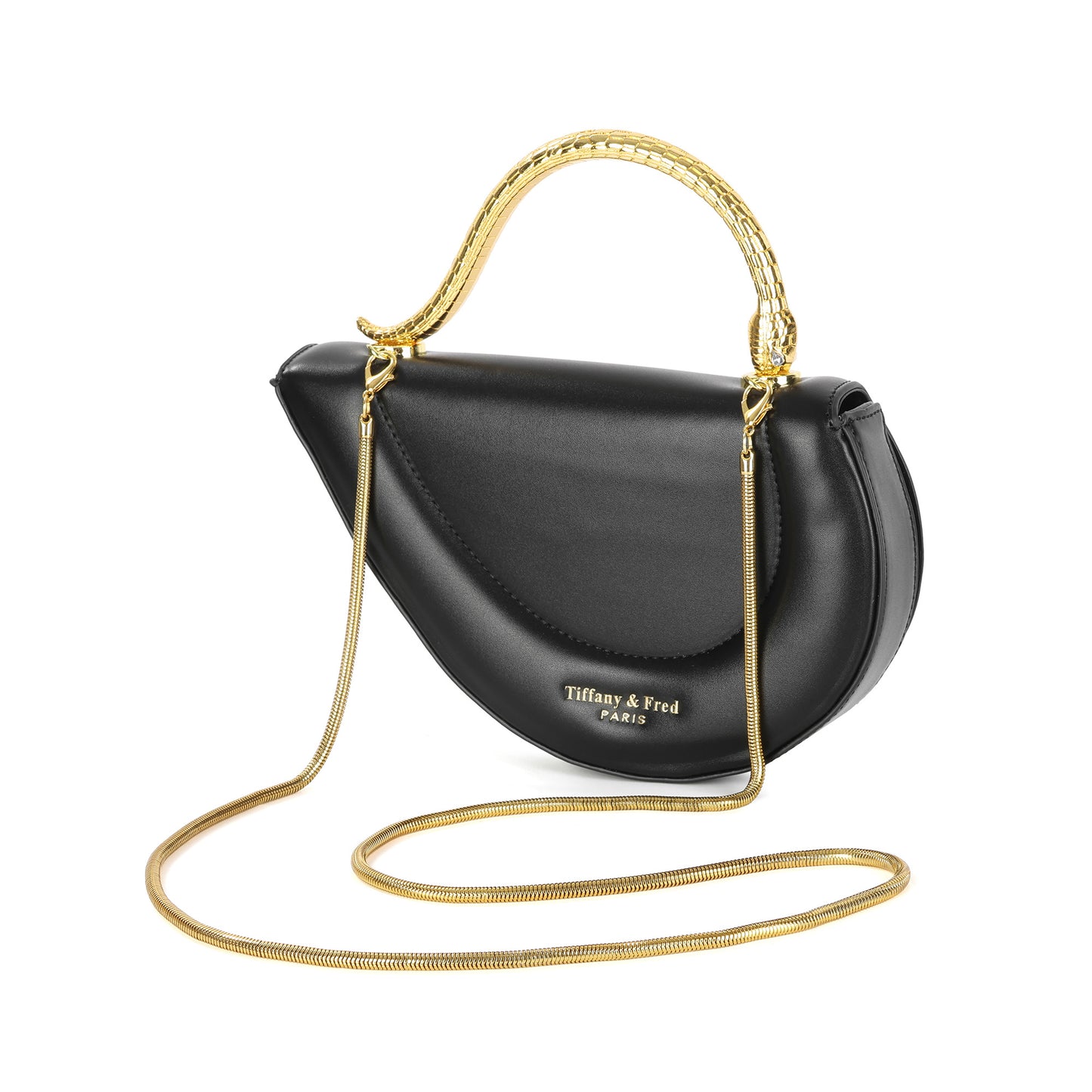 Black Crescent Evening Bag