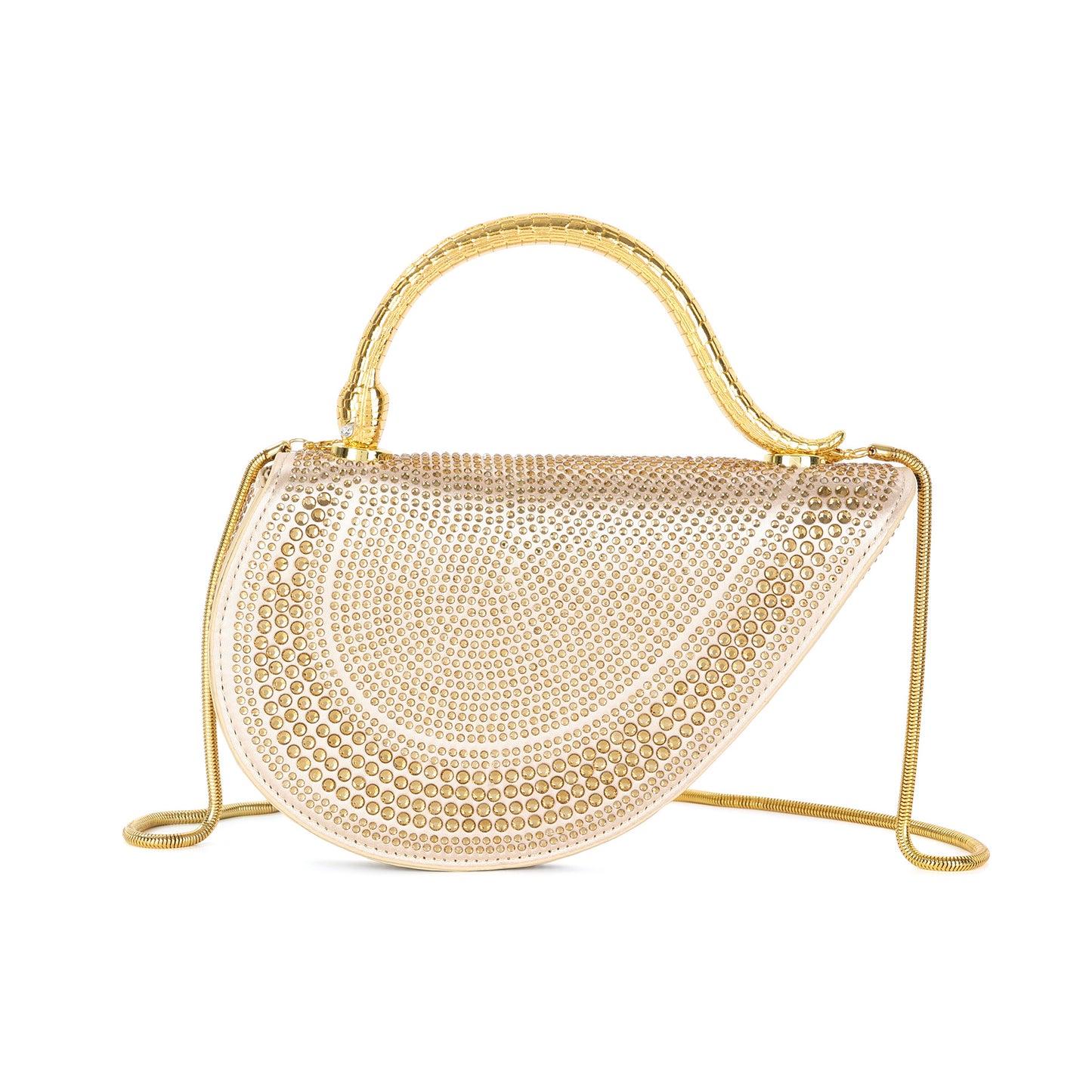 Black Crescent Evening Bag