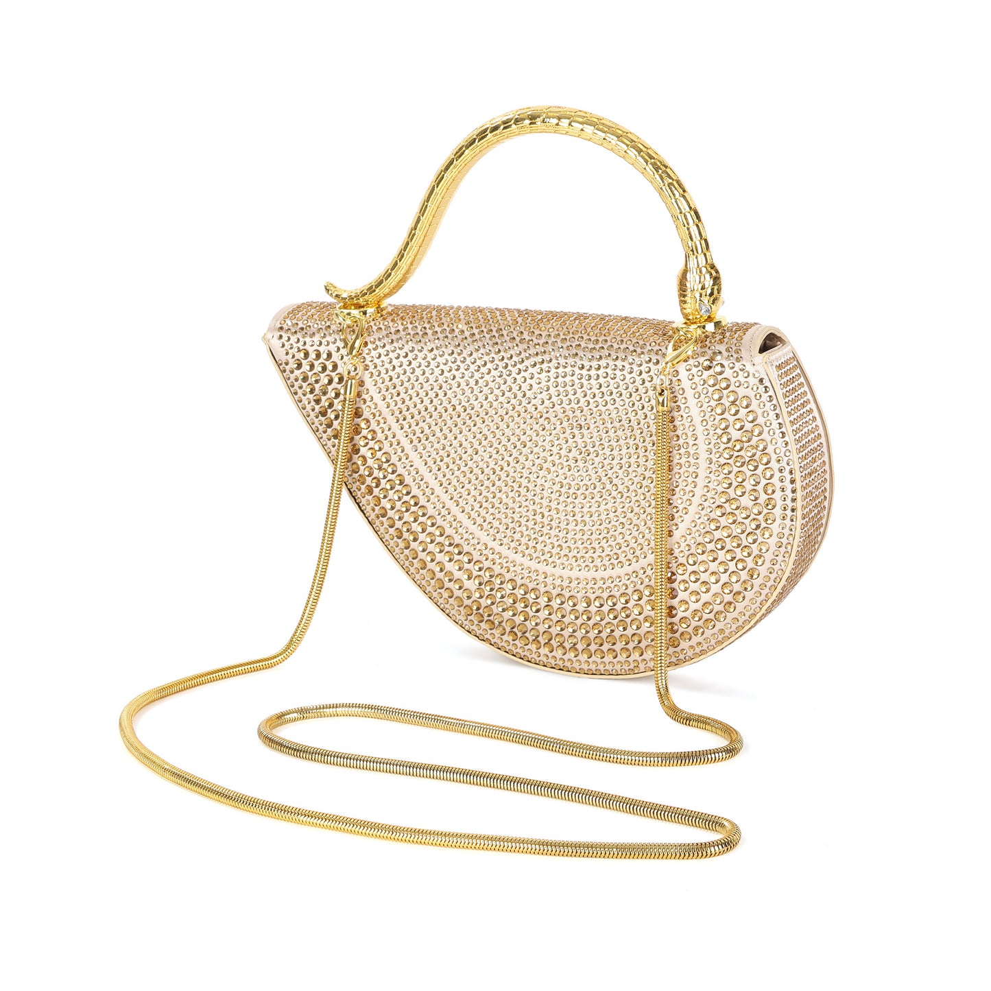 Black Crescent Evening Bag