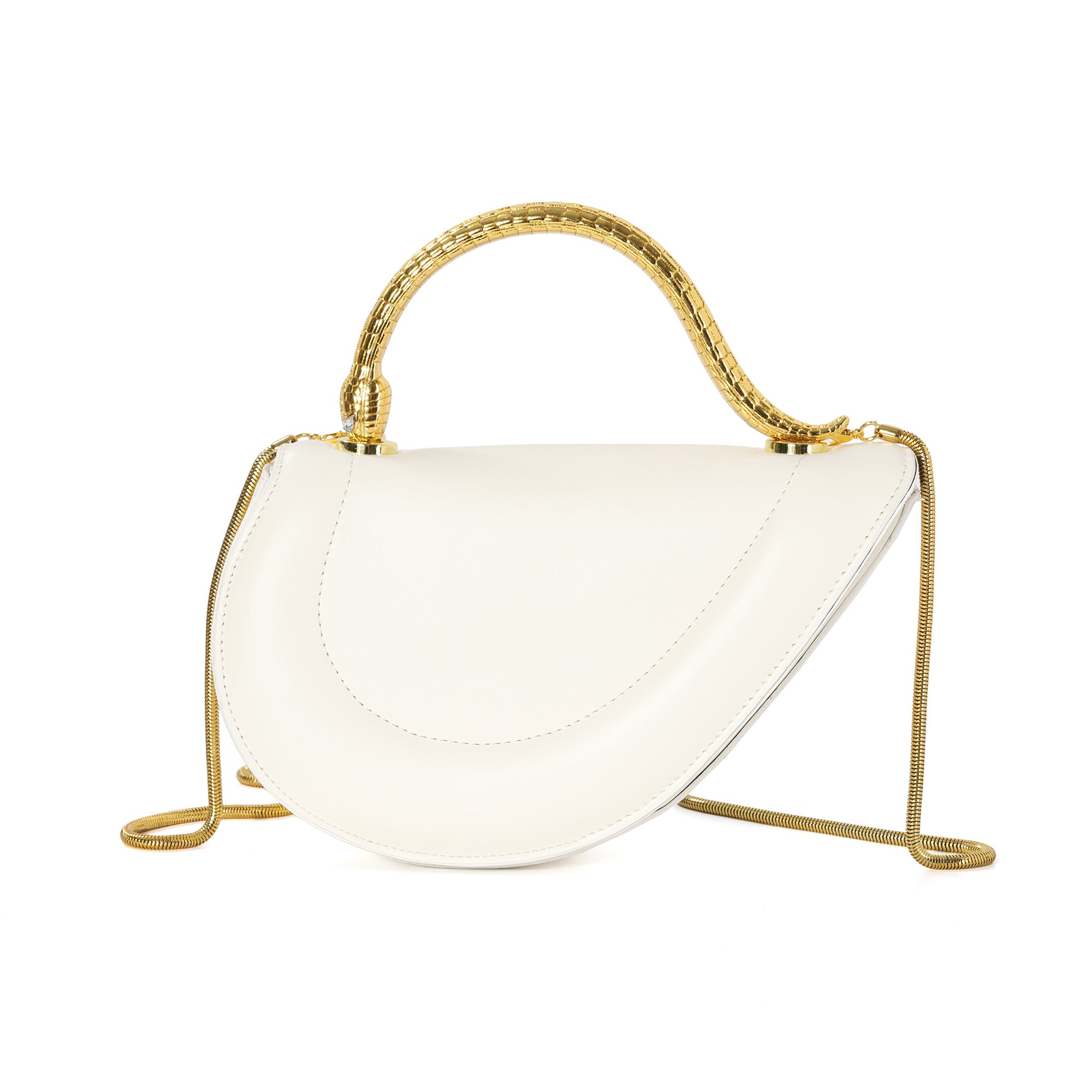 Black Crescent Evening Bag – Tiffany & Fred Paris