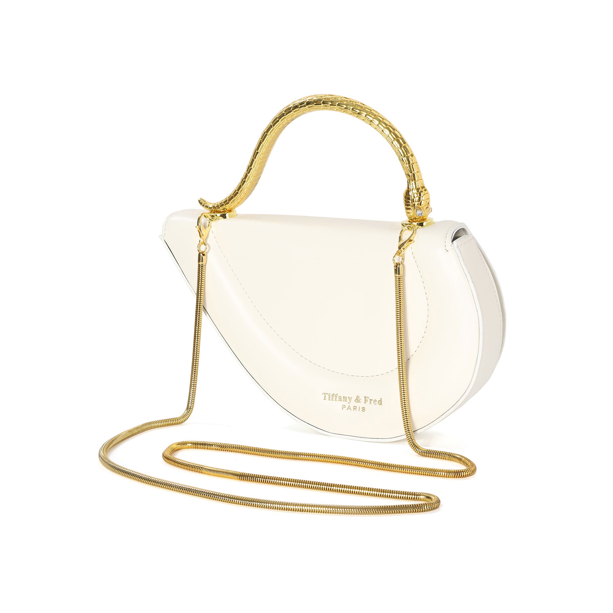 Black Crescent Evening Bag – Tiffany & Fred Paris