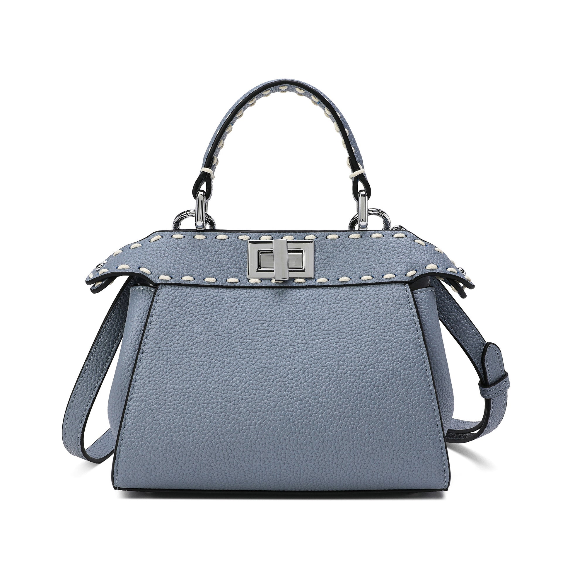 Tiffany & Fred Woven Leather Large Satchel/Shoulder Bag – Tiffany & Fred  Paris