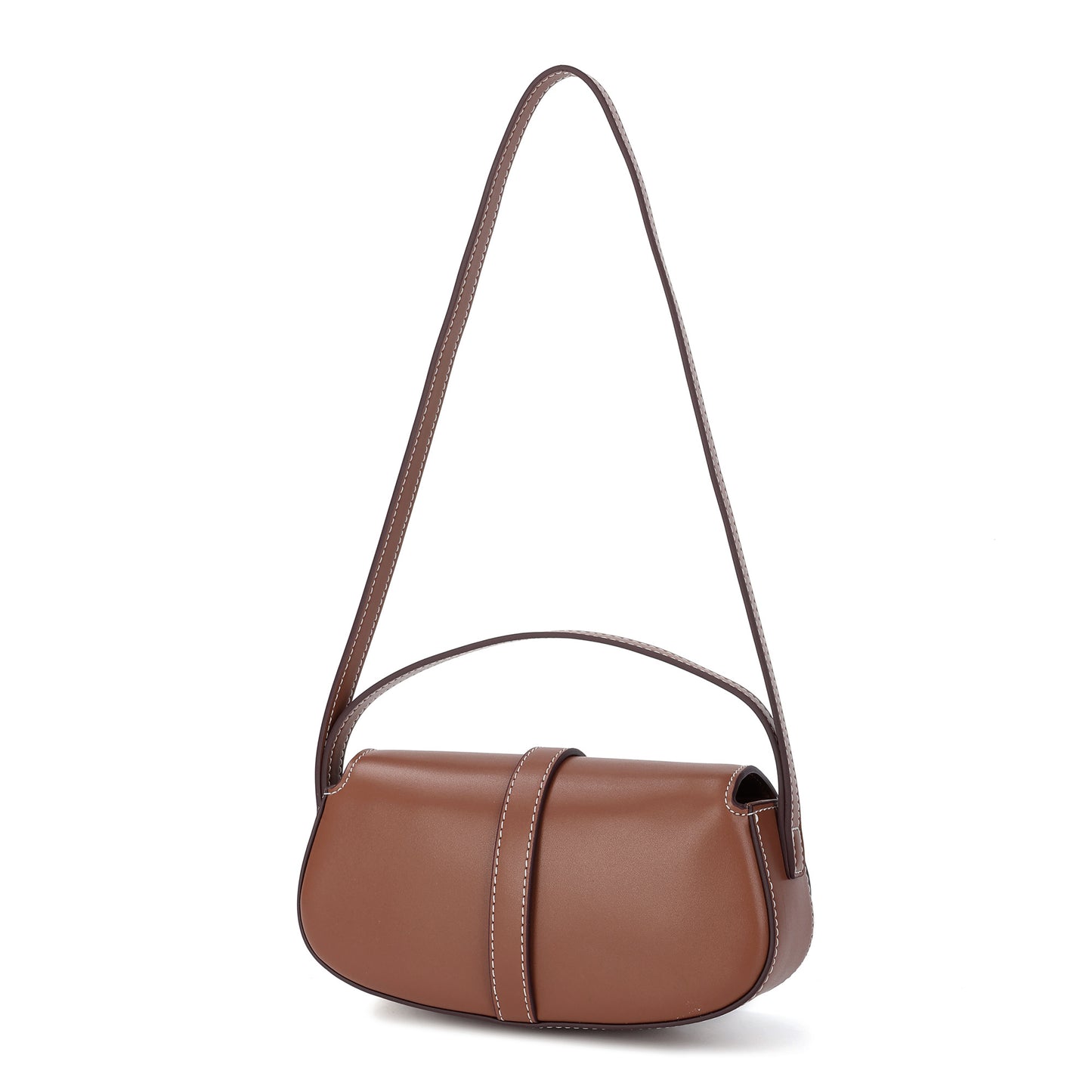 Elegant Lock Closure Shoulder Bag