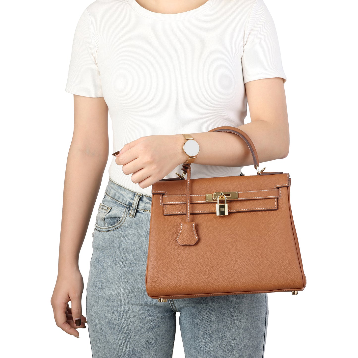 Tiffany & Fred Top-Handle Satchel