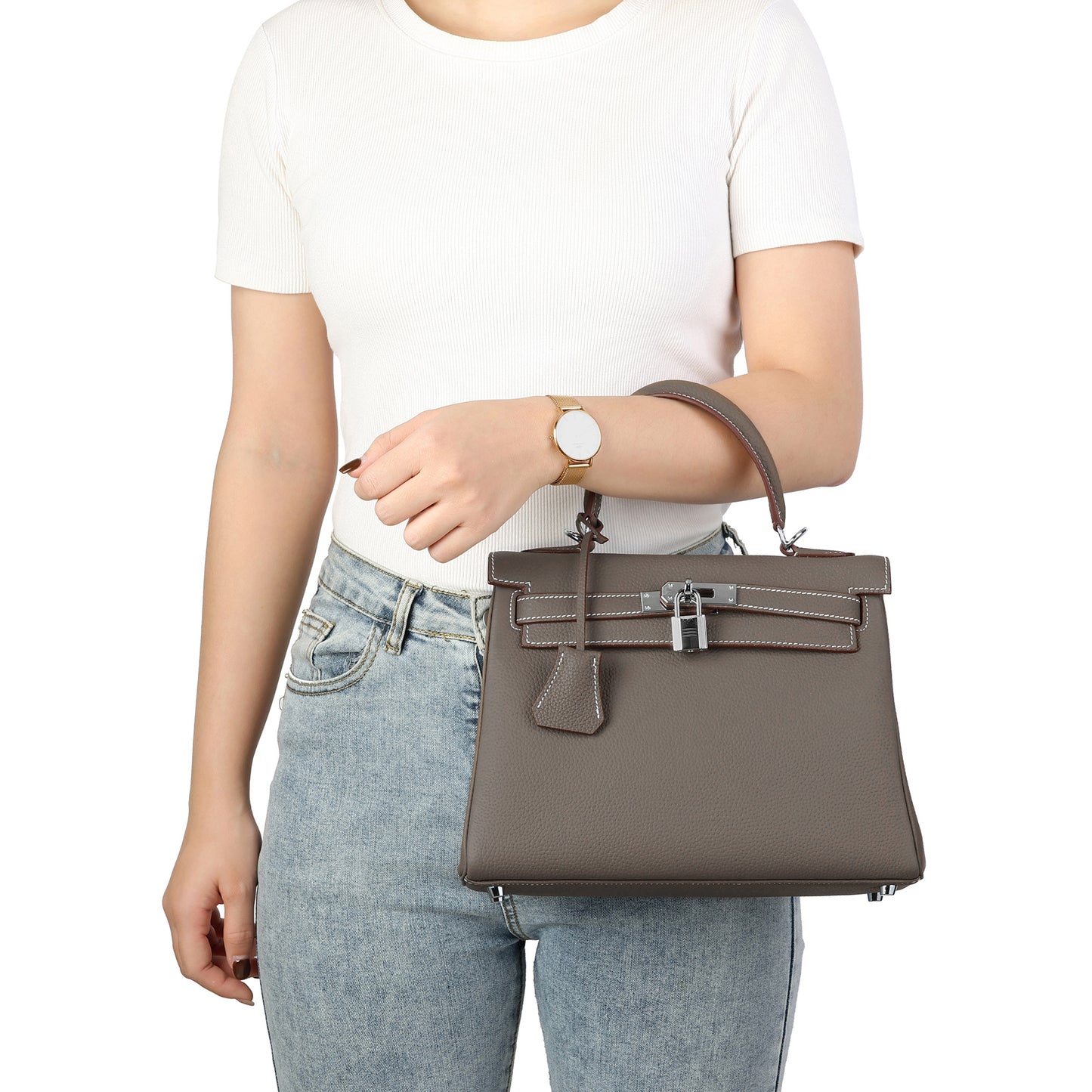 Tiffany & Fred Top-Handle Satchel