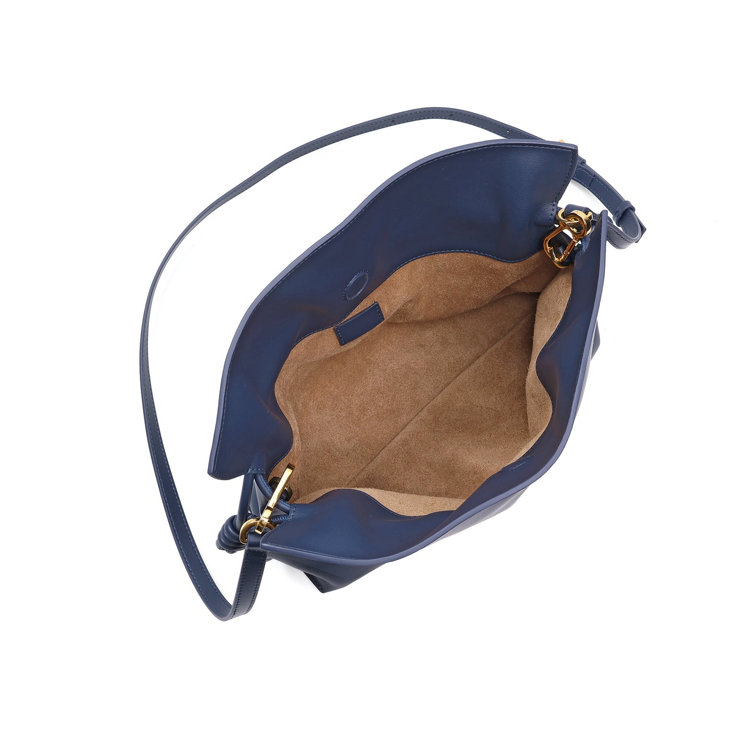 Soft Pleated Leather Top Handle & Crossbody Bag